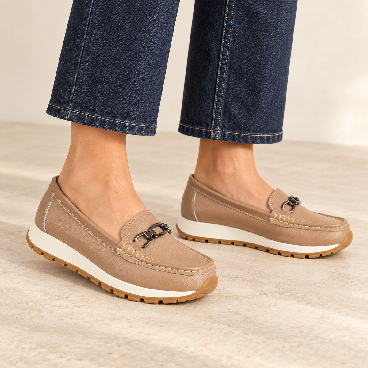 Ipanema Leather Comfortable Loafers