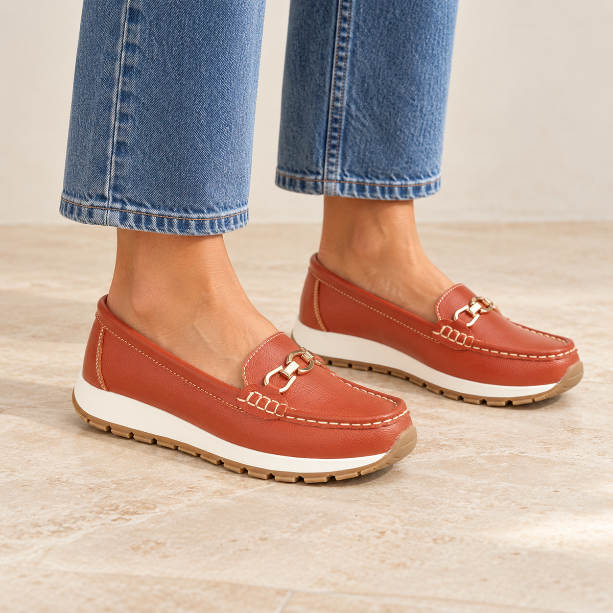 Ipanema Leather Comfortable Loafers