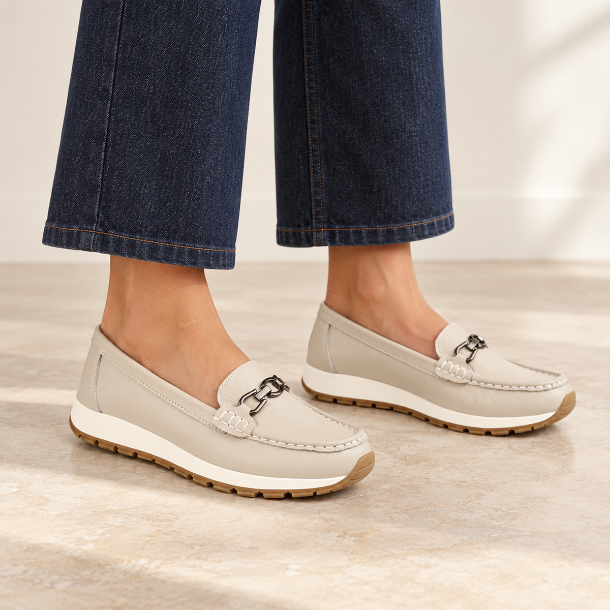 Ipanema Leather Comfortable Loafers