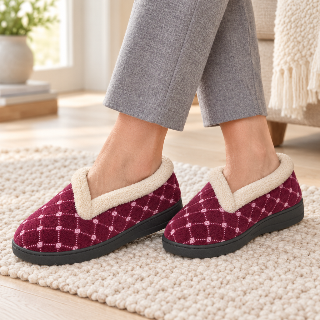 Isla Velour A Line Slippers