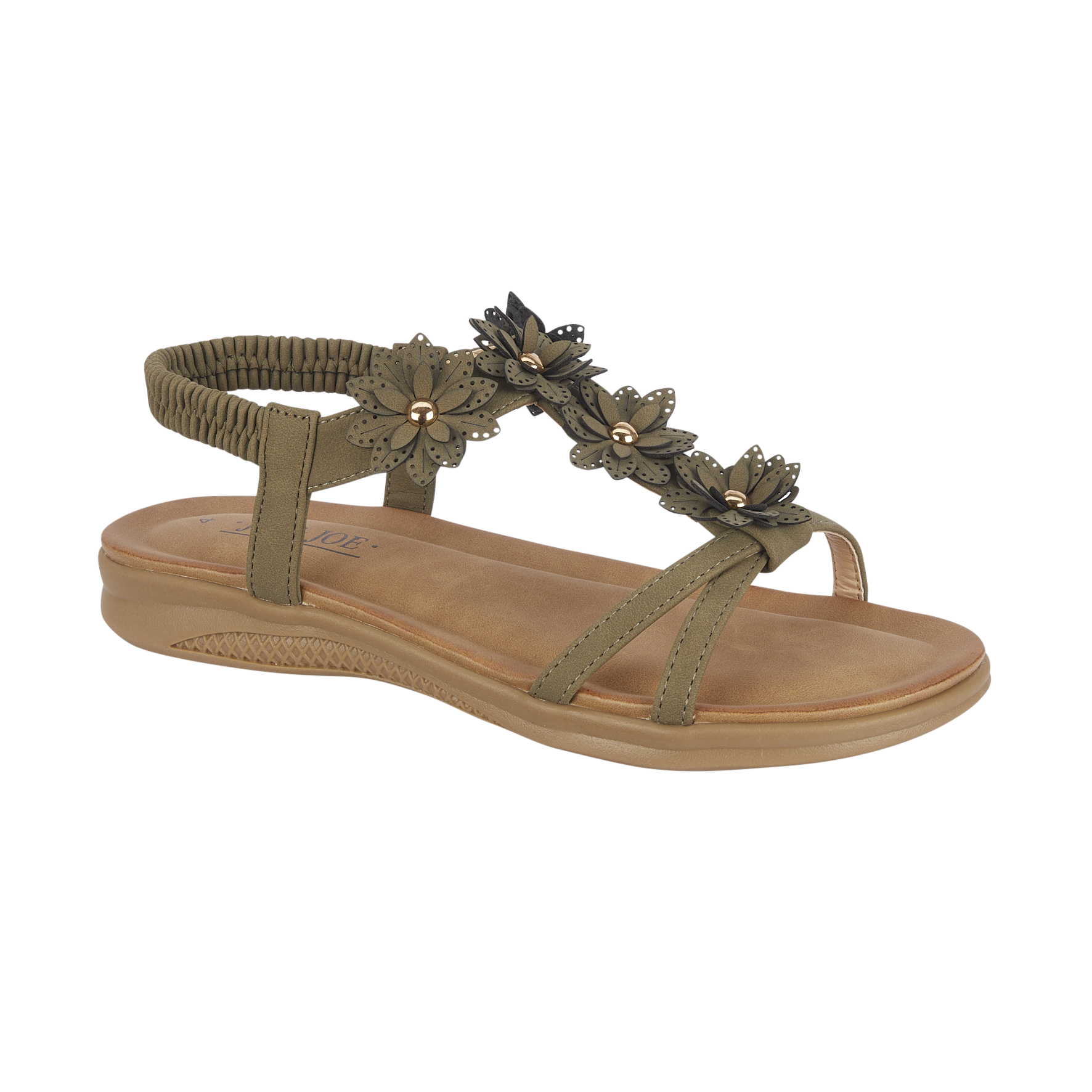 Jaipur Elasticated Nubuck Sandal