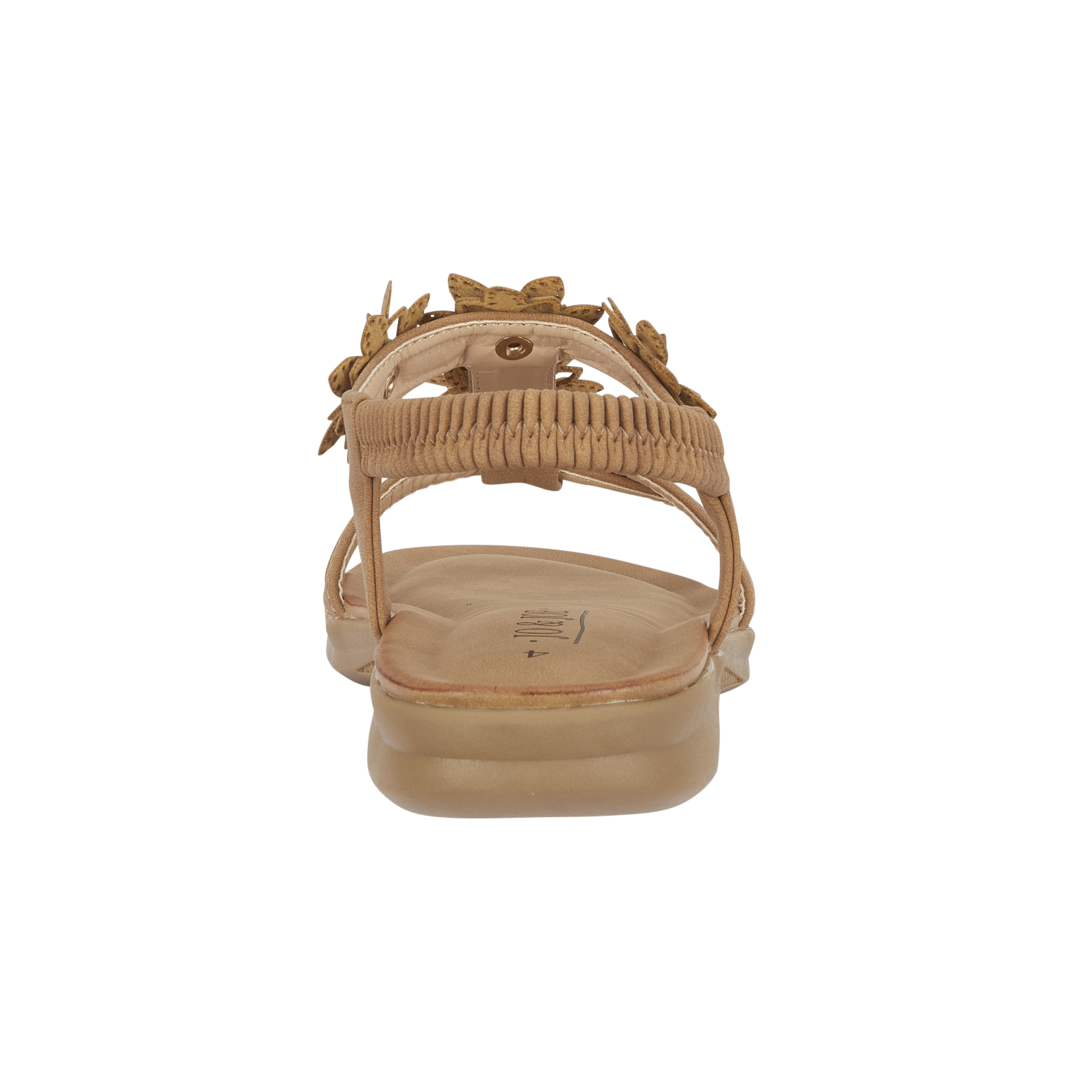 Tan elasticated heel sandal Jaipur JO & JOE