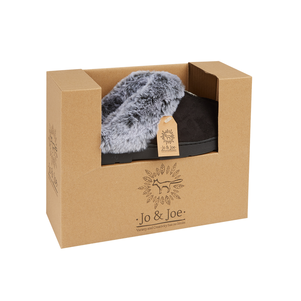 Splendour Faux Fur Mule Slippers