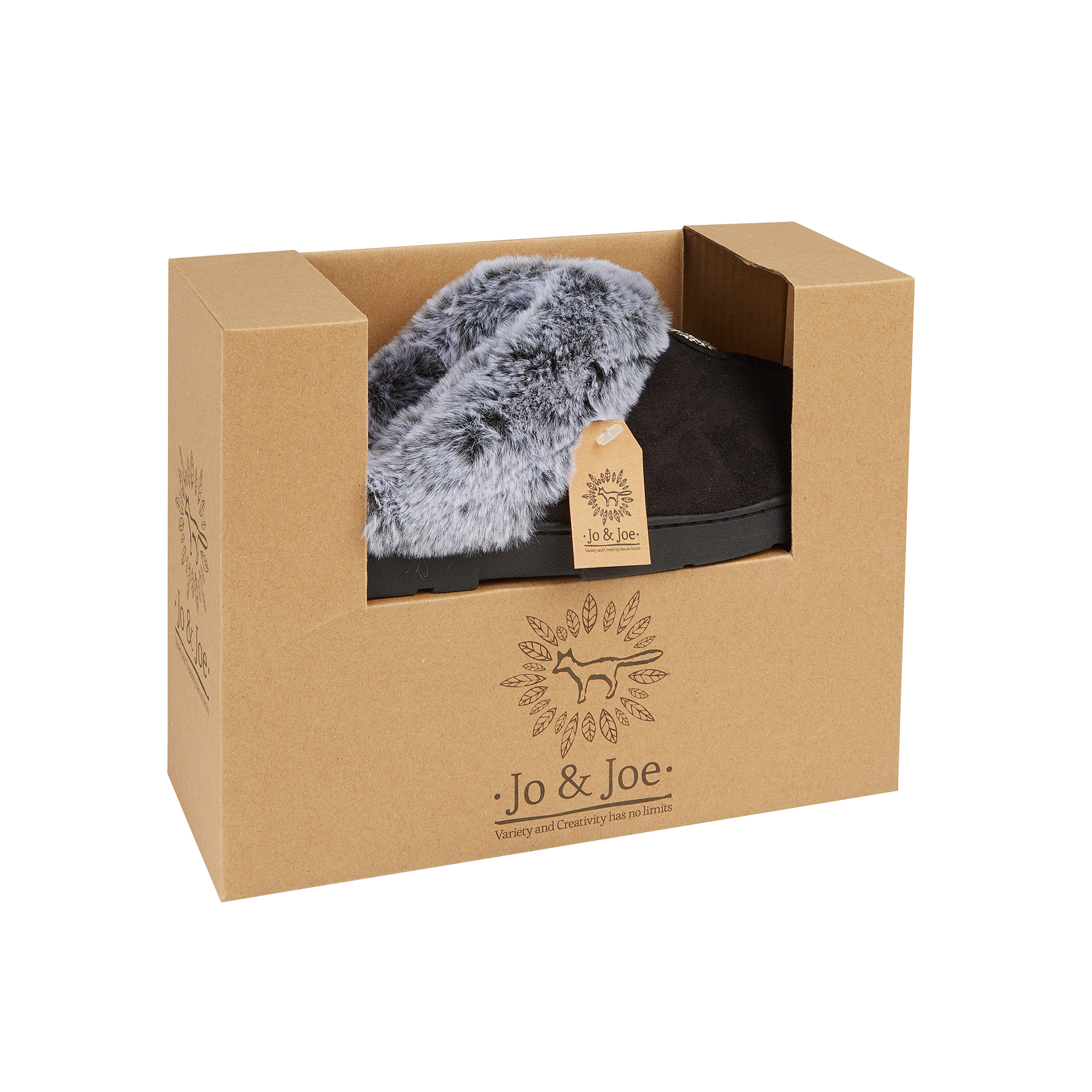 Splendour Faux Fur Mule Slippers