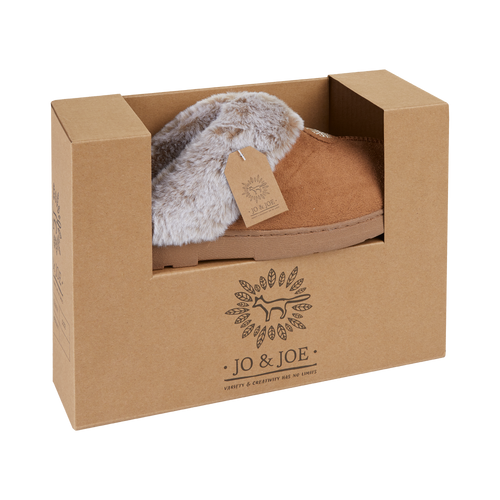 Splendour Faux Fur Mule Slippers