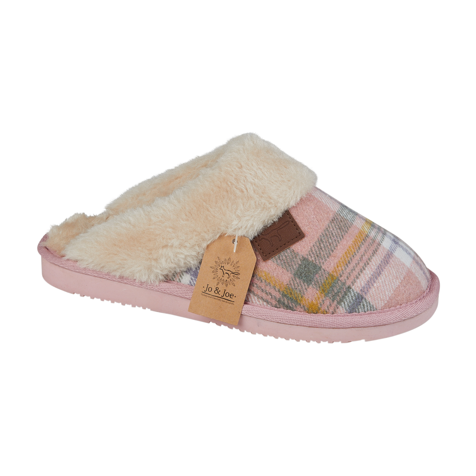 Shetland Tartan Mule Slippers