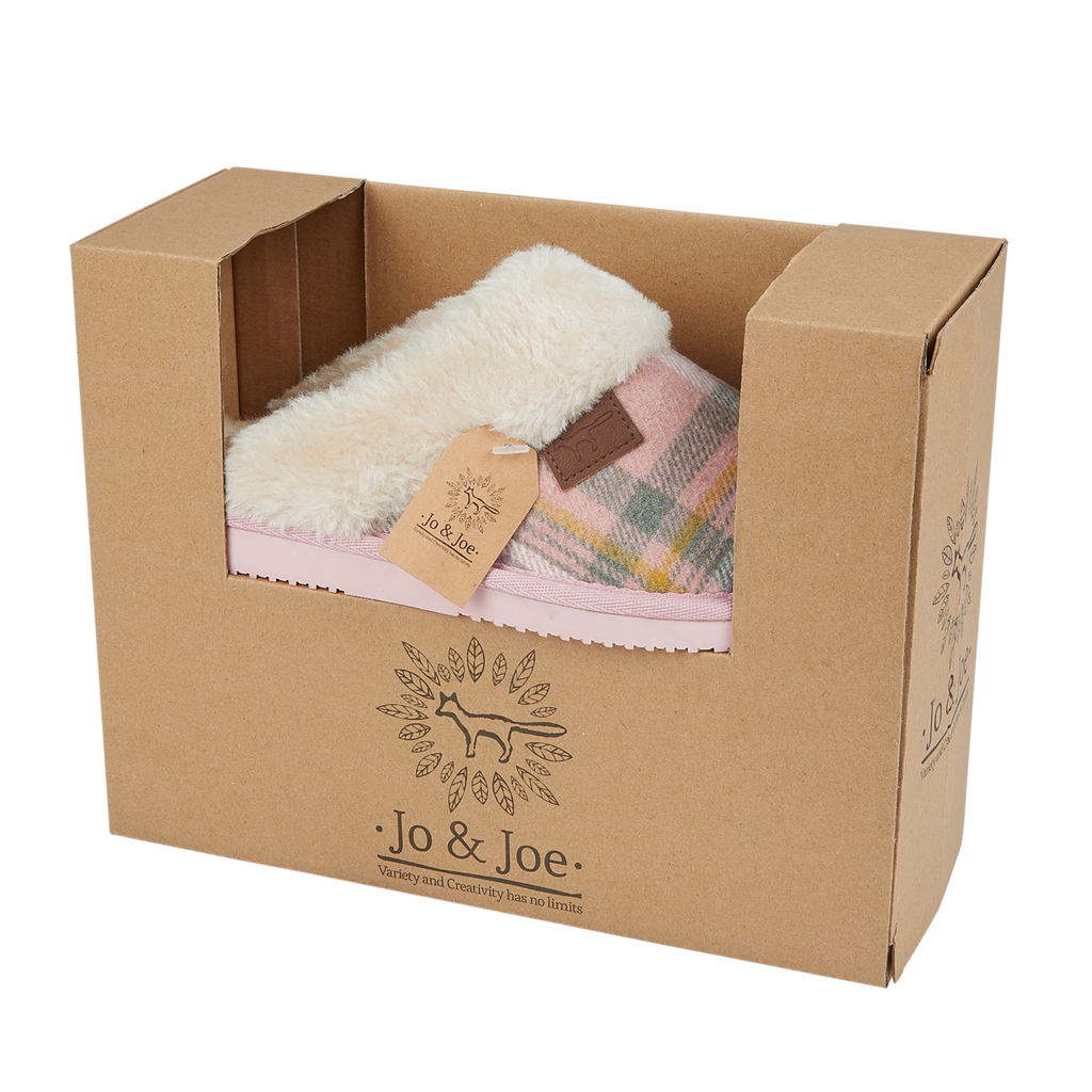 Shetland Tartan Mule Slippers