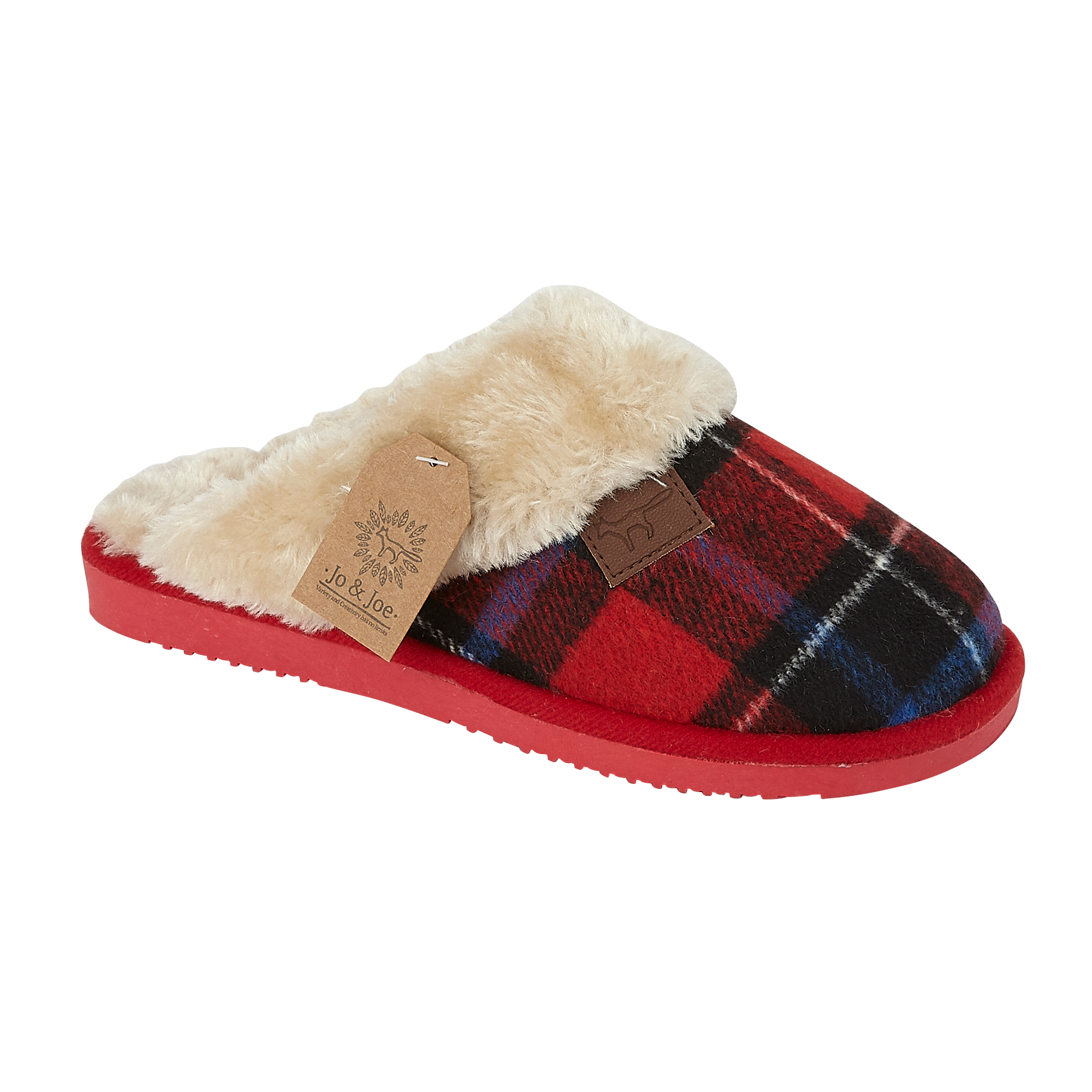 Shetland Tartan Mule Slippers