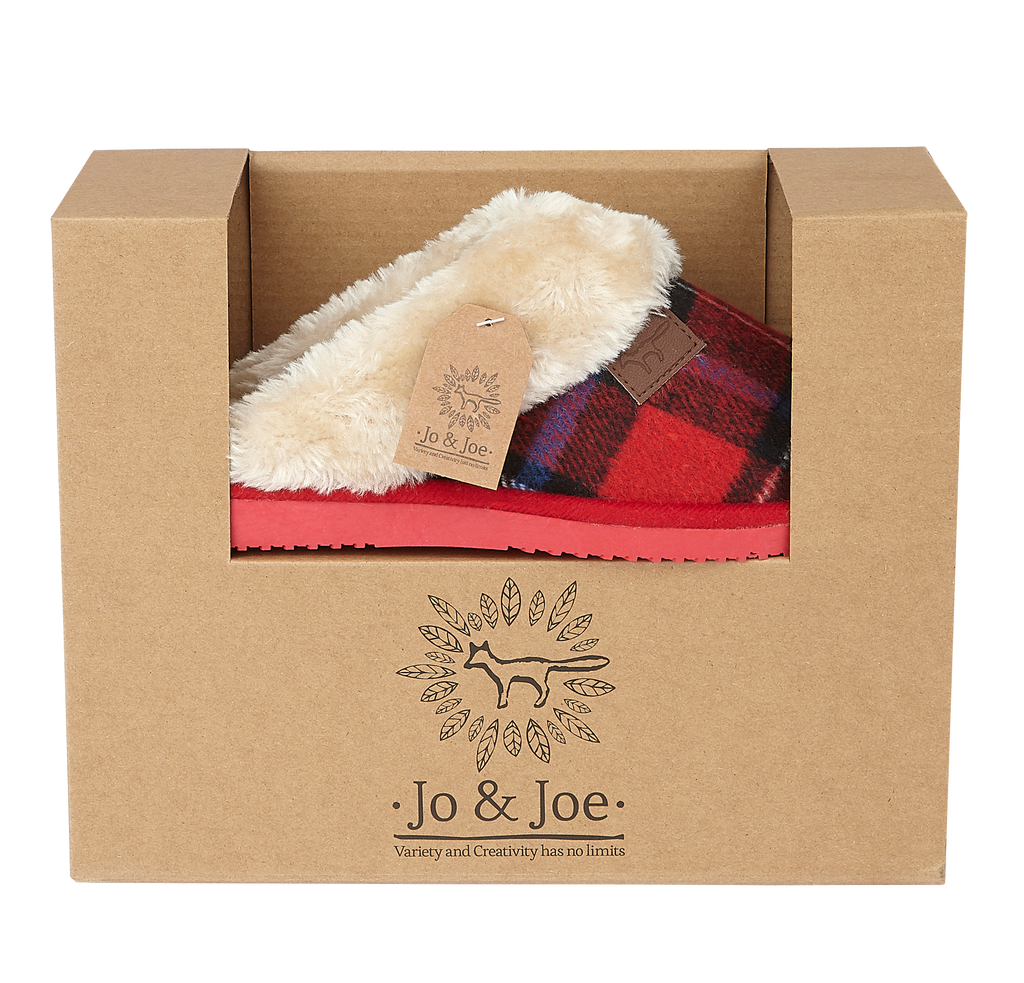 Shetland Tartan Mule Slippers