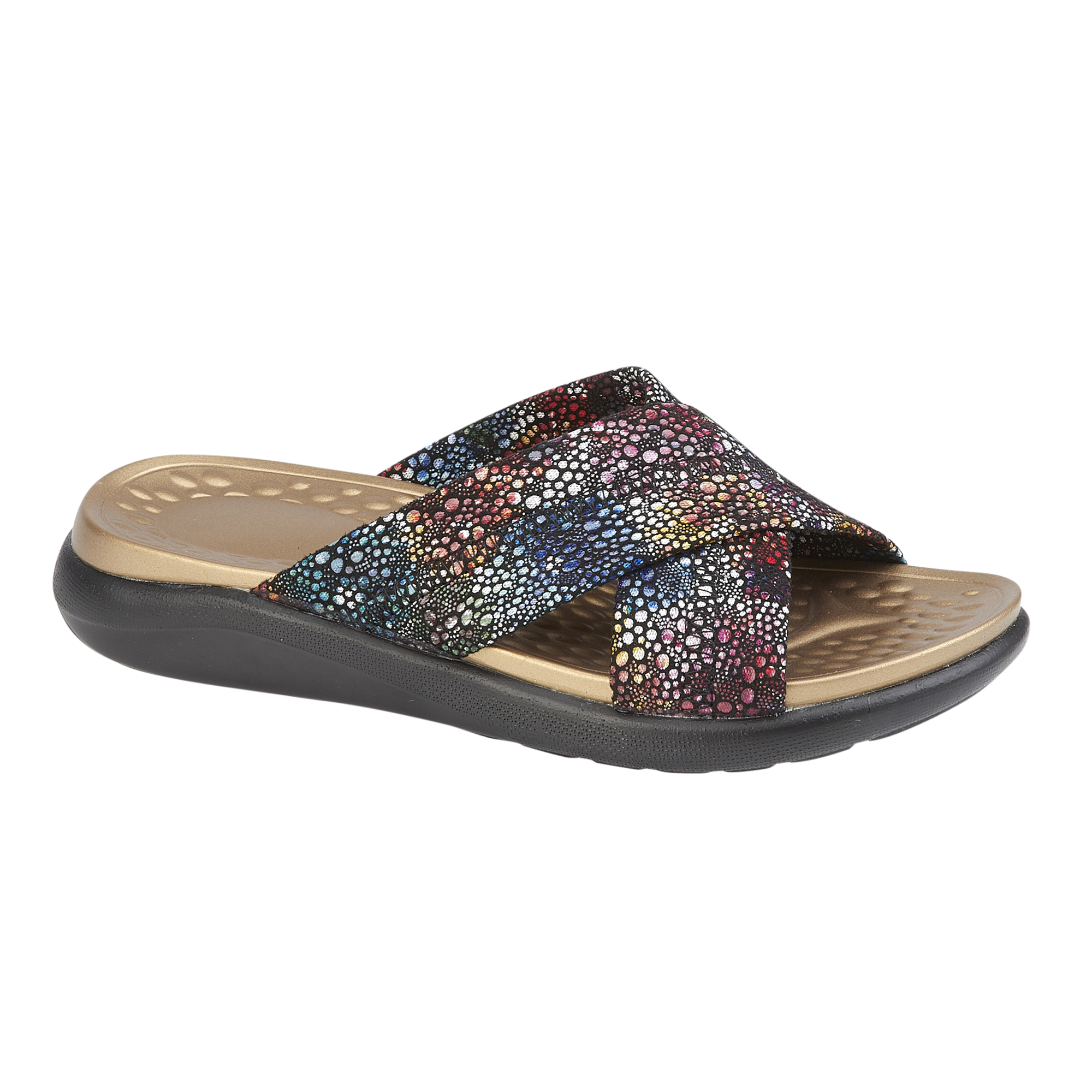 Mae Cross Over Mule Sandals