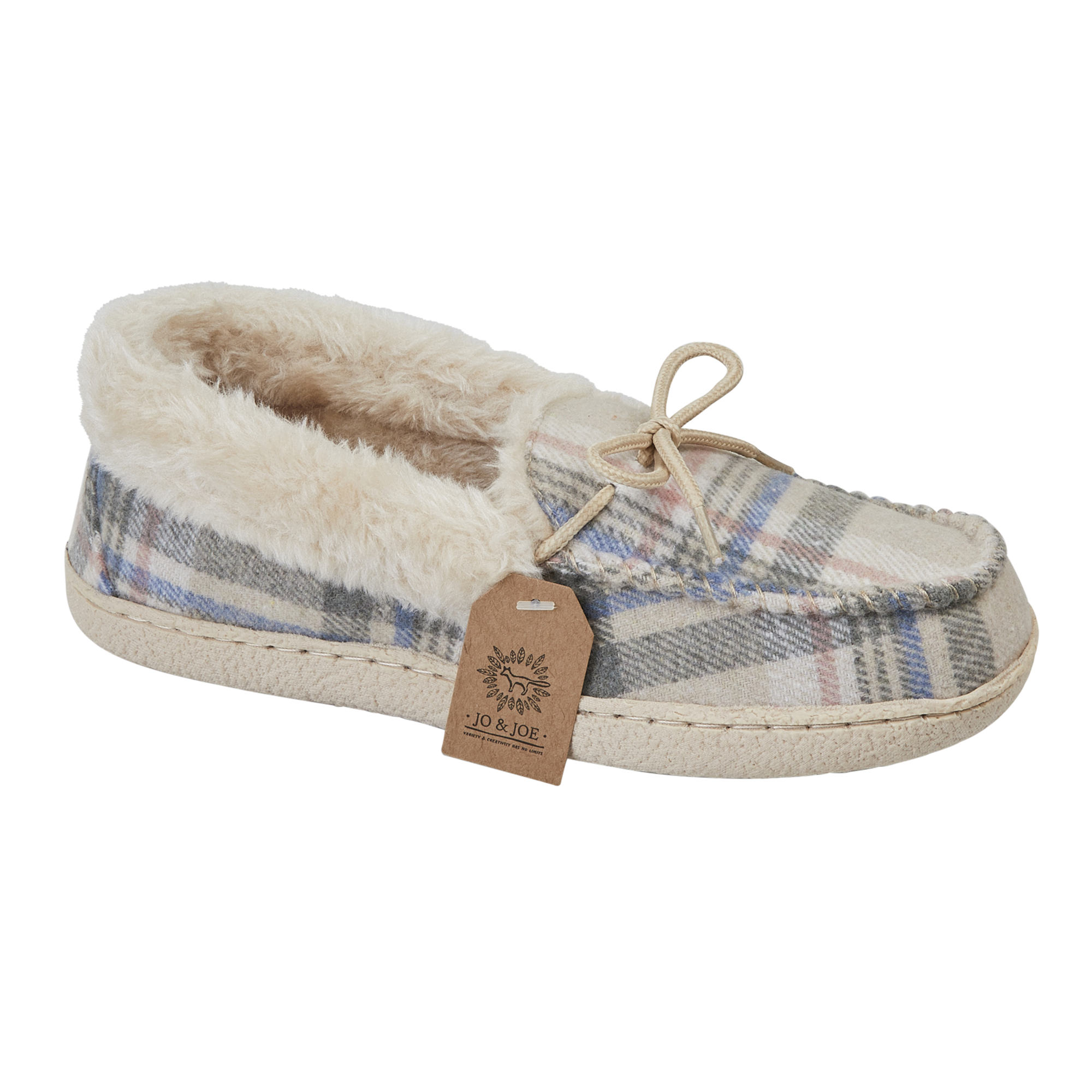 Pembroke Tartan Moccasin Slippers
