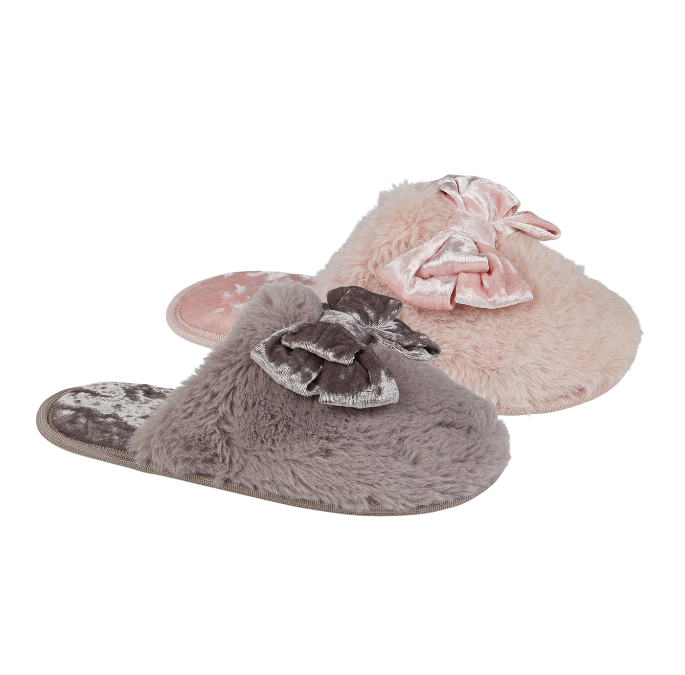 Beau Faux Fur Mule Slippers