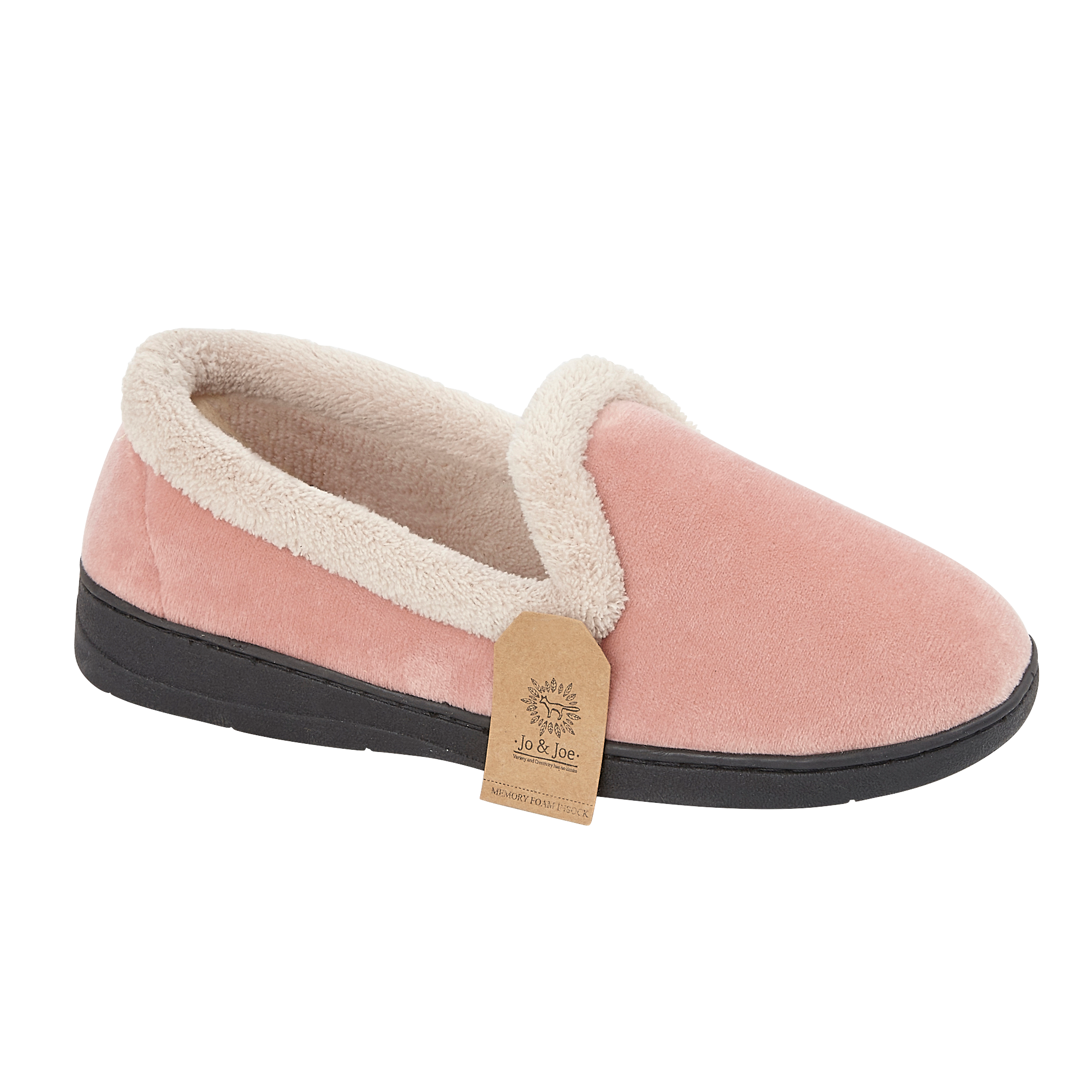 Cashmere Velour A Line Slippers