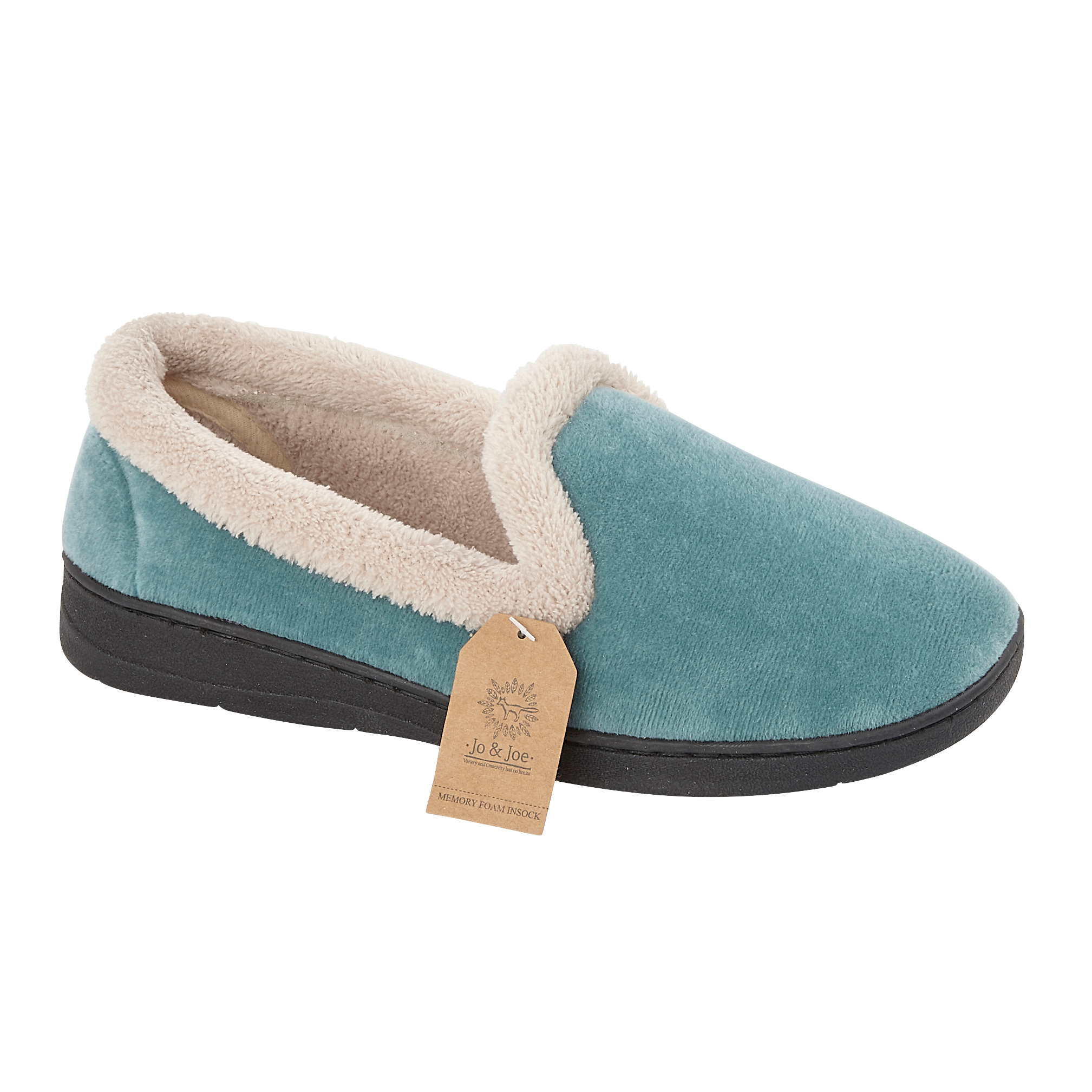 Cashmere Velour A Line Slippers