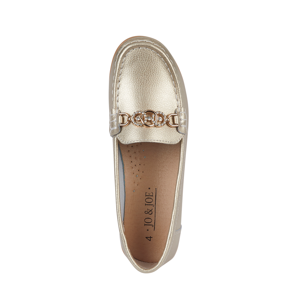 Kasbah Chained Leather Loafers