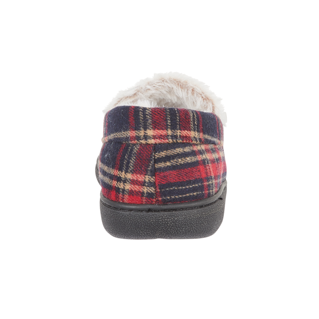 Livingston Checked Moccasin Slippers