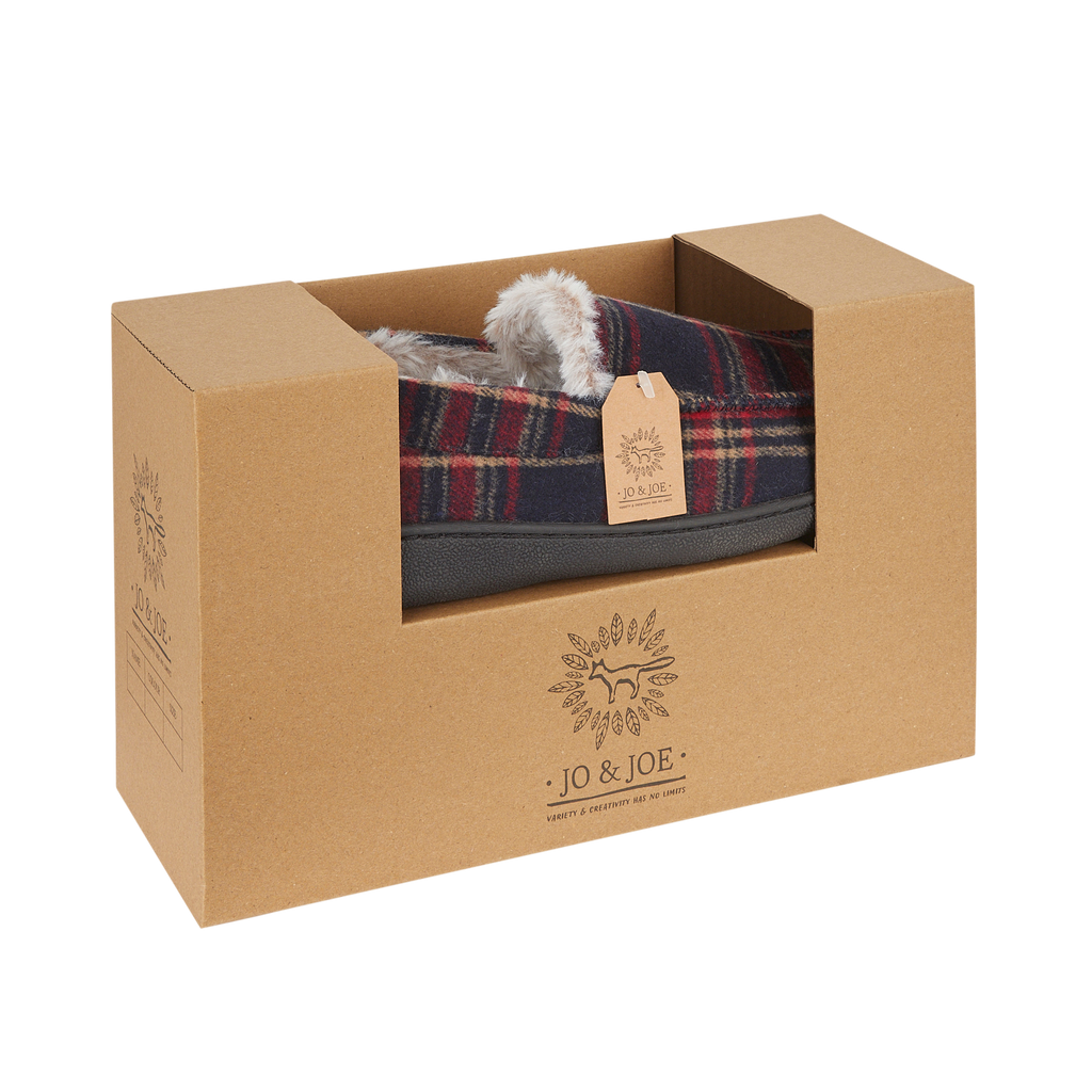 Livingston Checked Moccasin Slippers