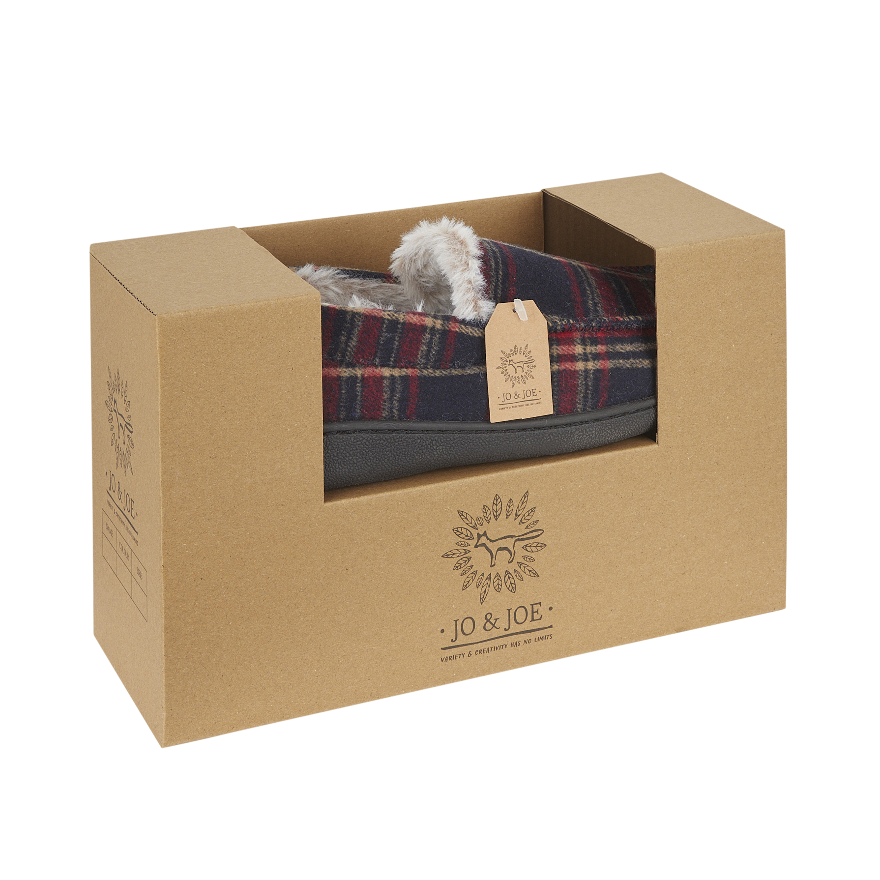 Livingston Checked Moccasin Slippers