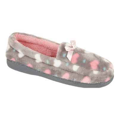 Lockhart Velour Moccasin Slippers