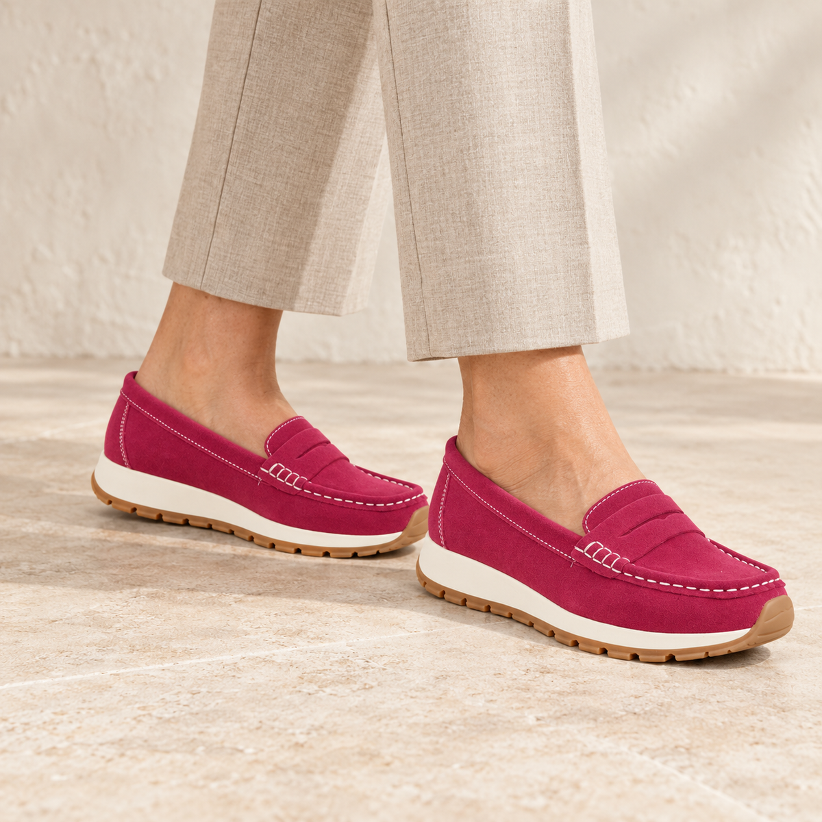 Lima Leather Chunky Loafers