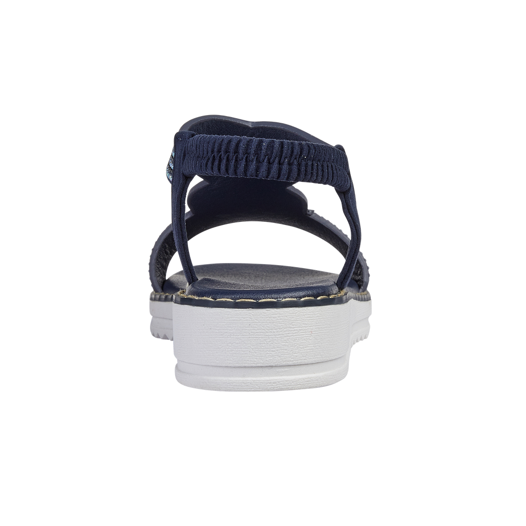 Mariposa Black Elasticated Sandals