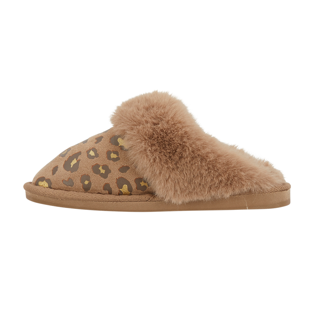 Mila Leopard Mule Slipper