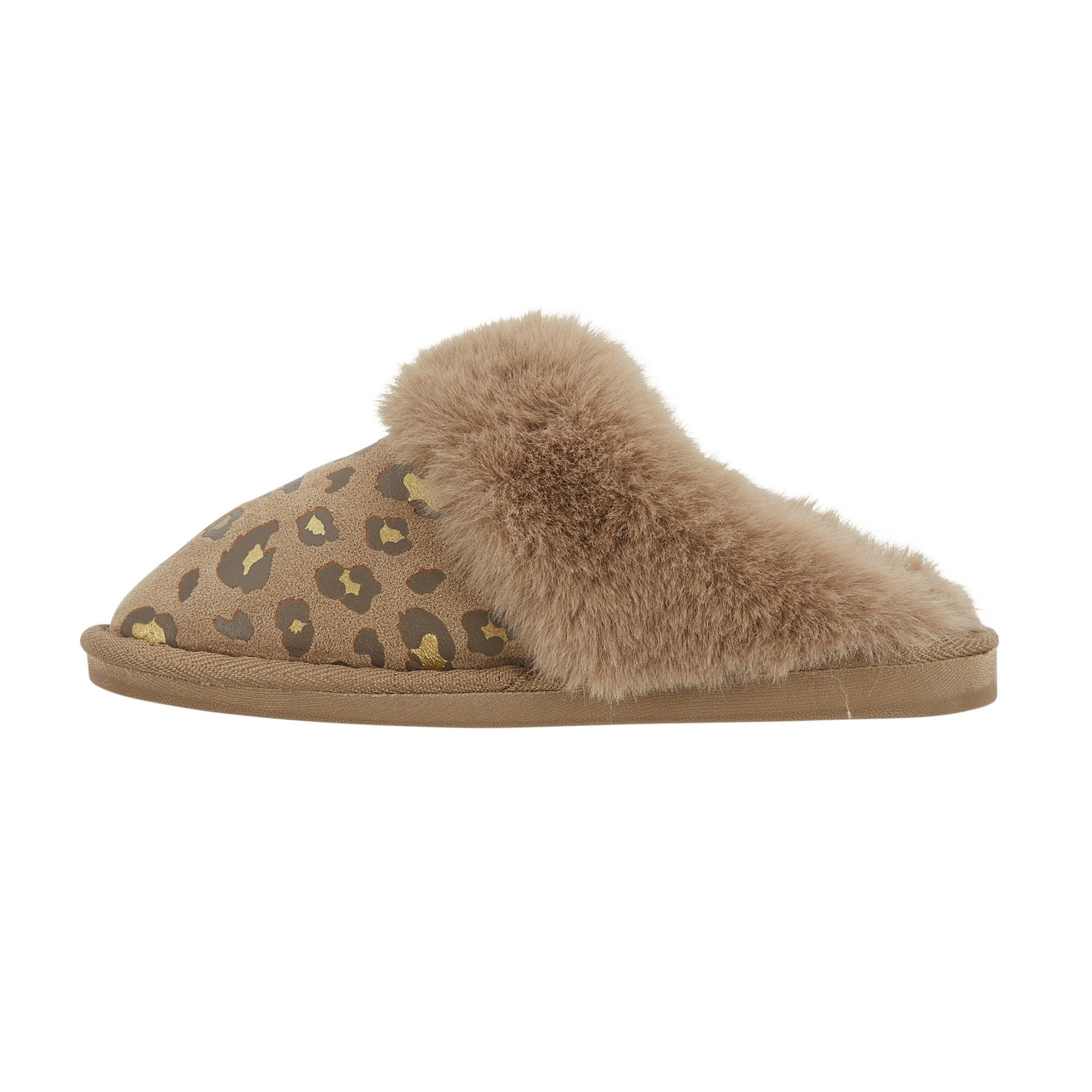 Mila Leopard Mule Slipper