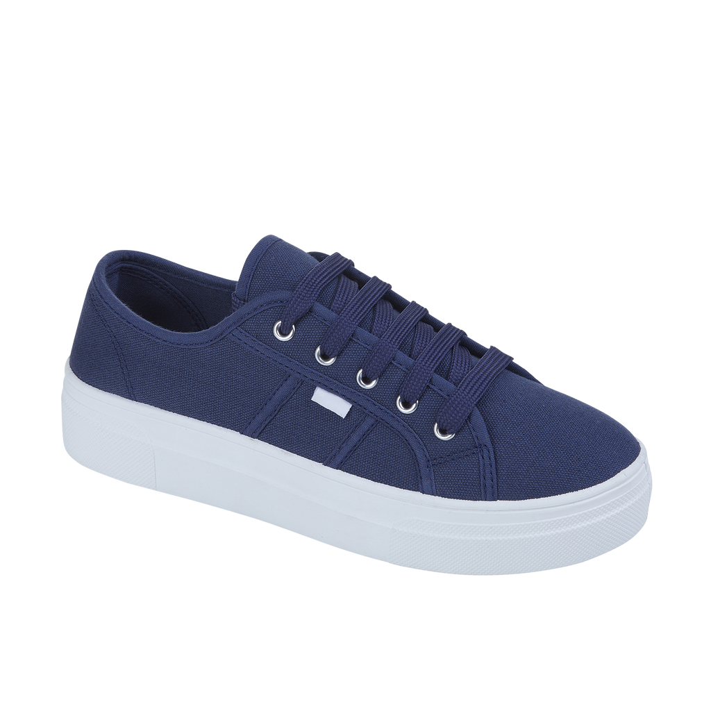 Front ladies navy  lace up Montclair Urban Jacks 
