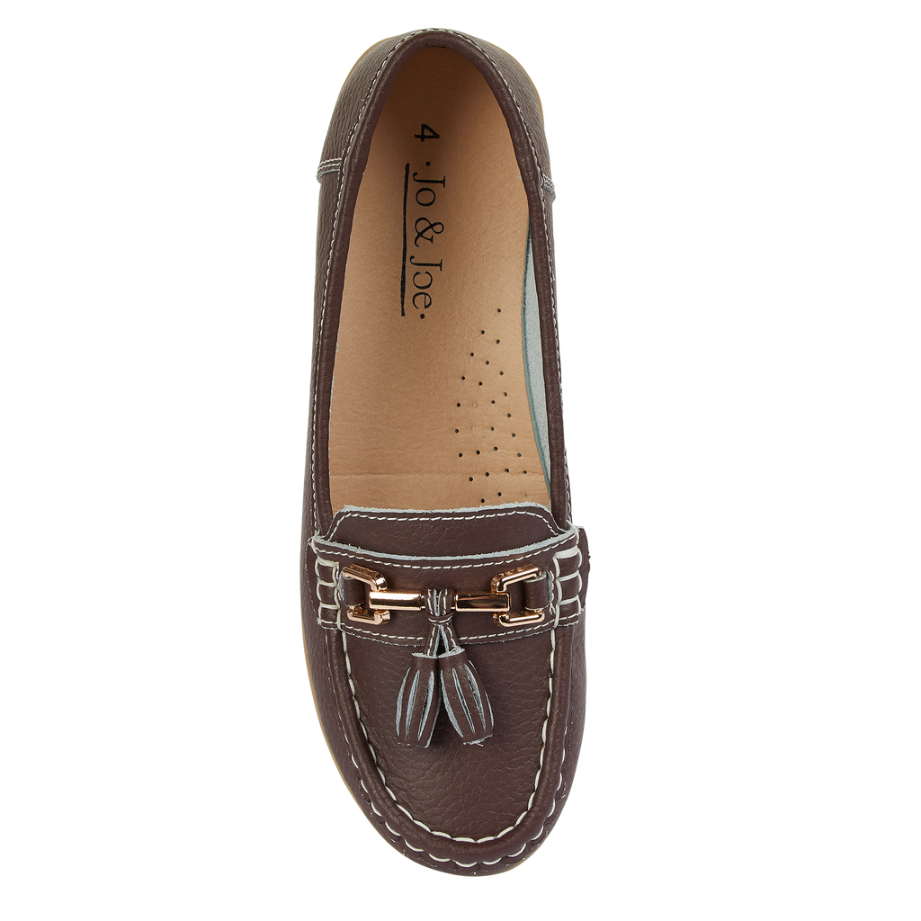 Nautical Leather Tassel Loafers