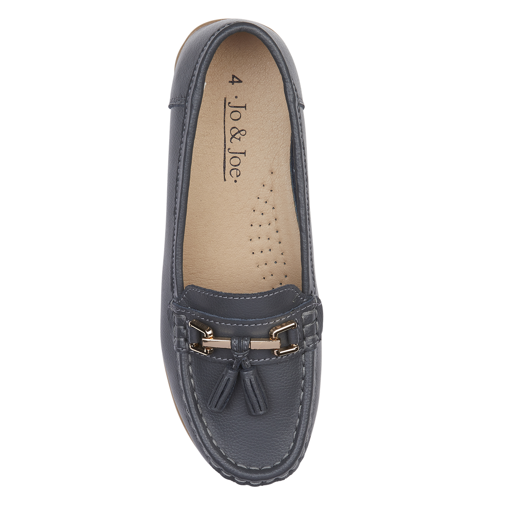 Nautical Leather Tassel Loafers