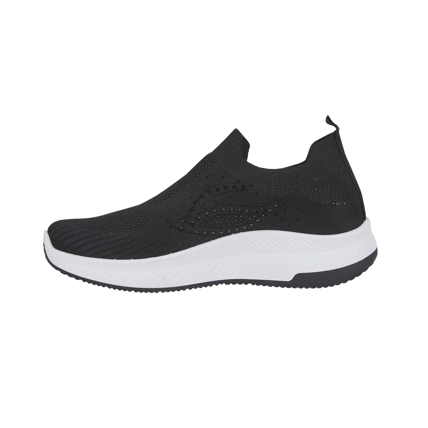 Negroni Women's Slip On Leisure Trainers Black