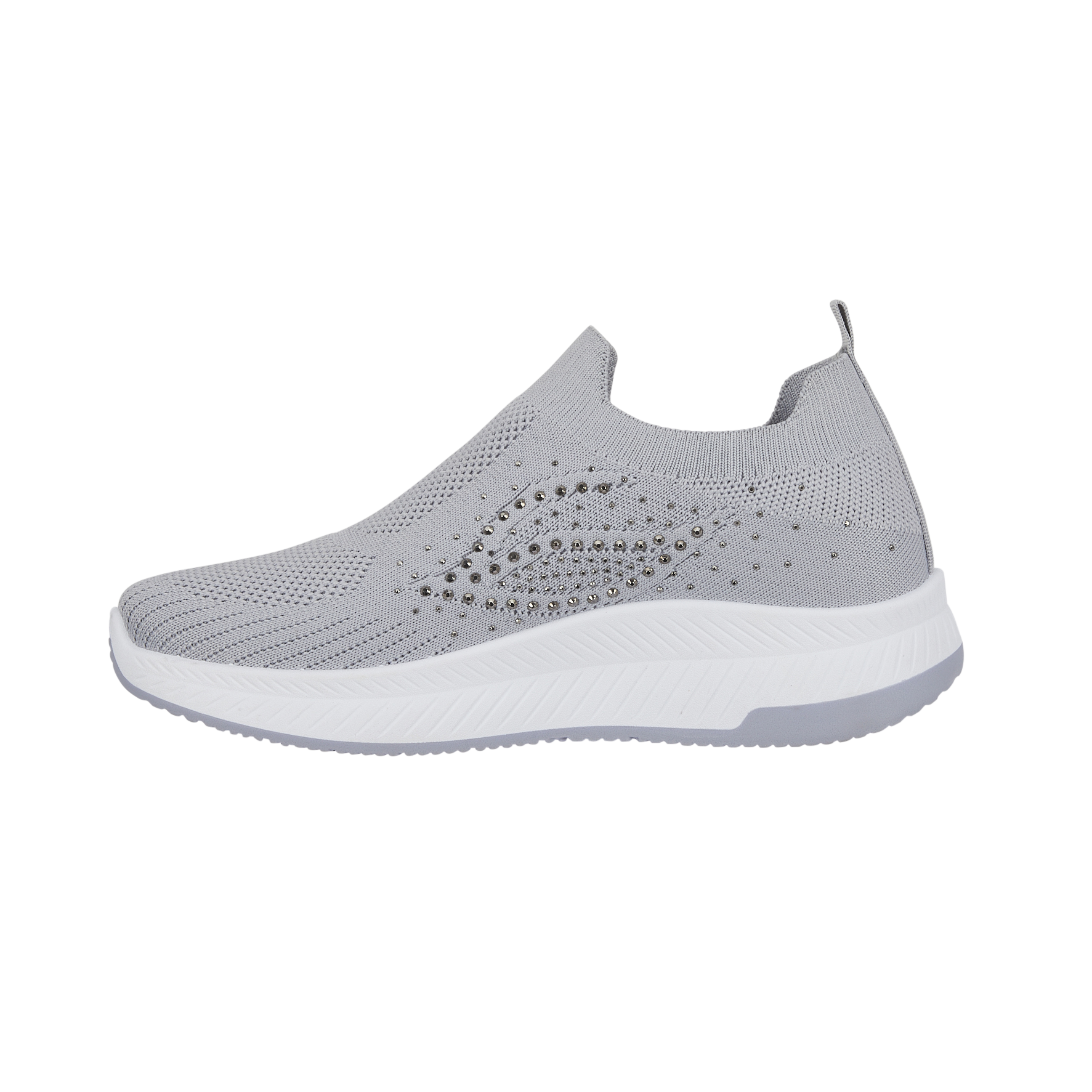 Negroni Women's Slip On Leisure Trainers Grey