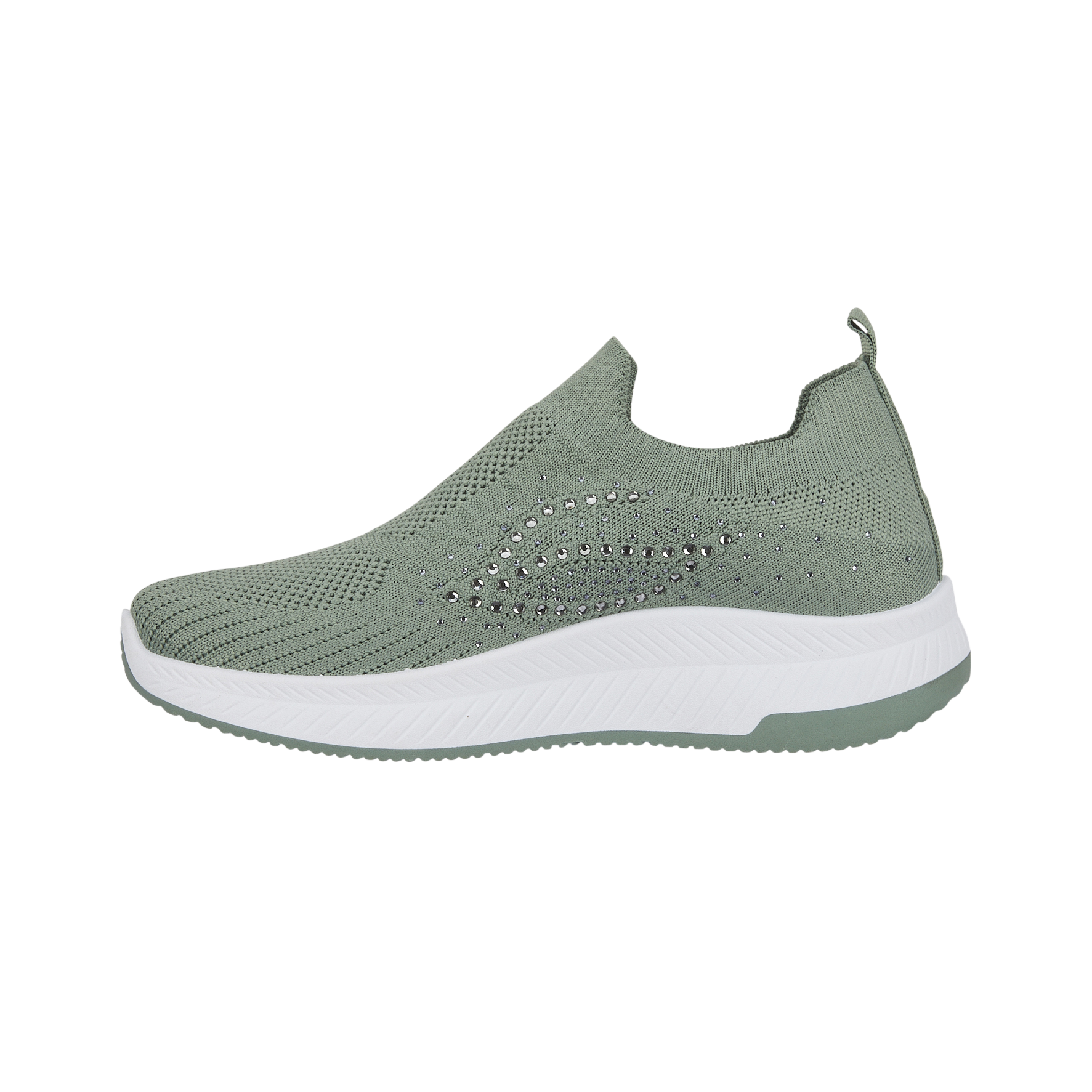Negroni Women's Slip On Leisure Trainers Moss