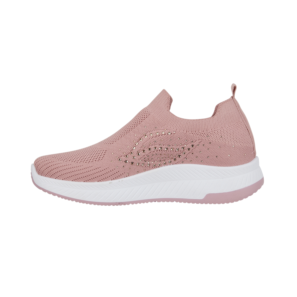 Negroni Women's Slip On Leisure Trainers Pink