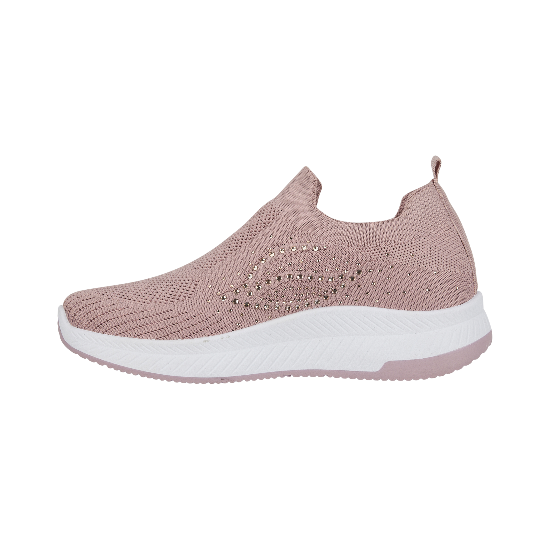 Negroni Women's Slip On Leisure Trainers Pink