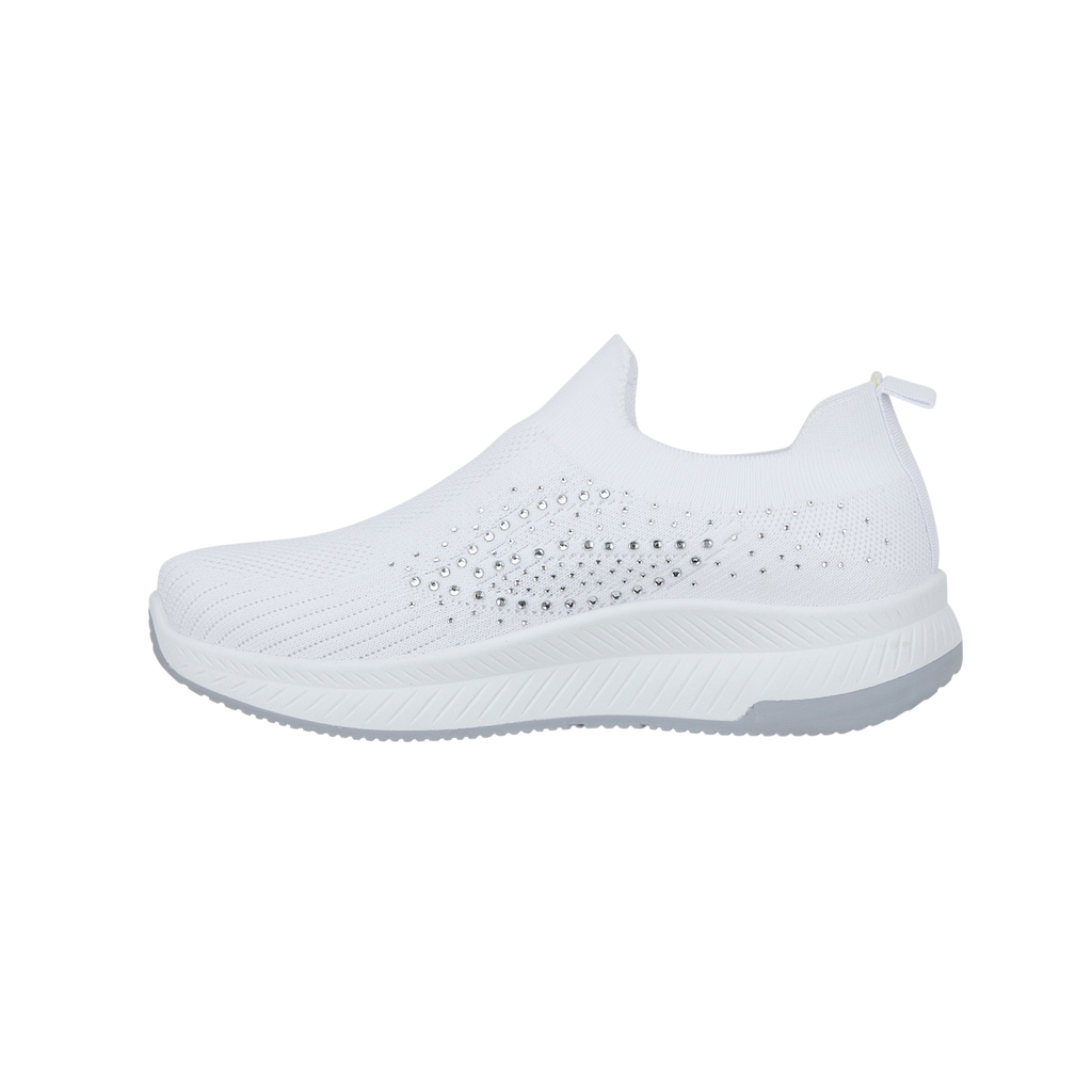 Negroni Women's Slip On Leisure Trainers White