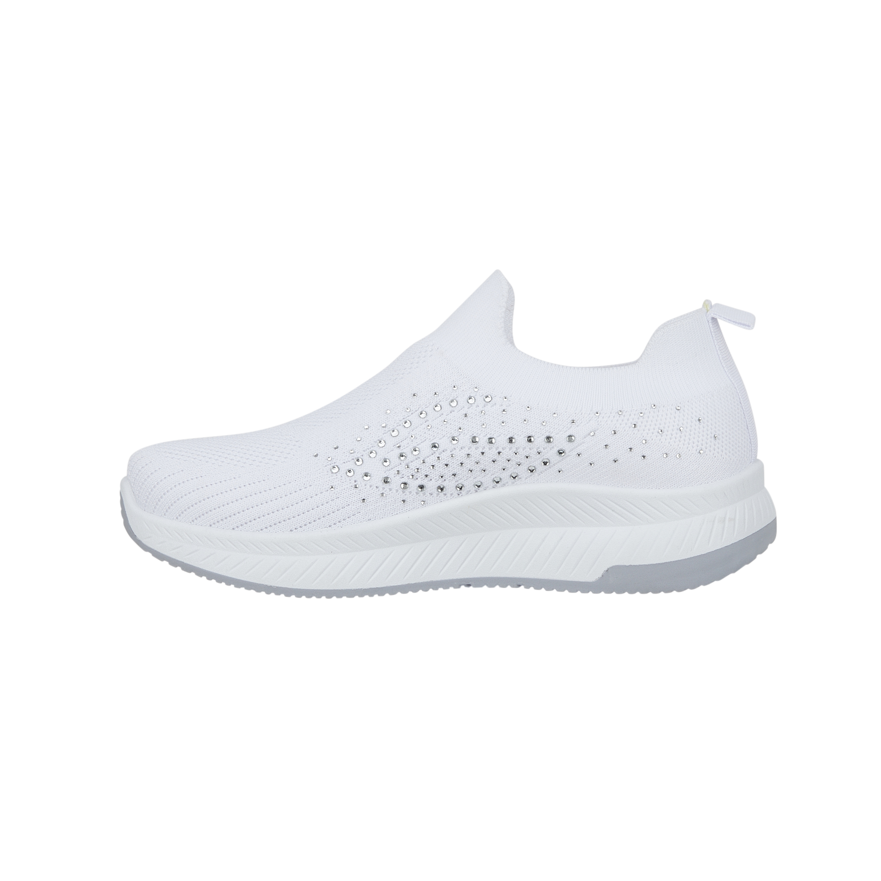 Negroni Women's Slip On Leisure Trainers White
