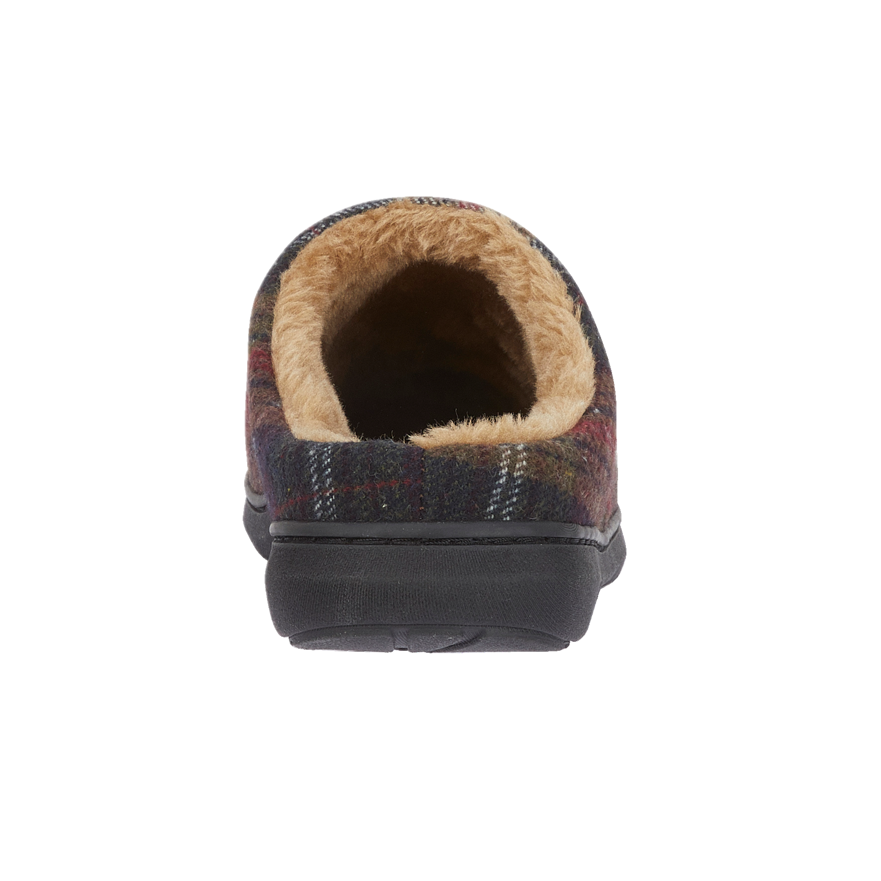 Nidderdale Brown Checked Mule Slippers