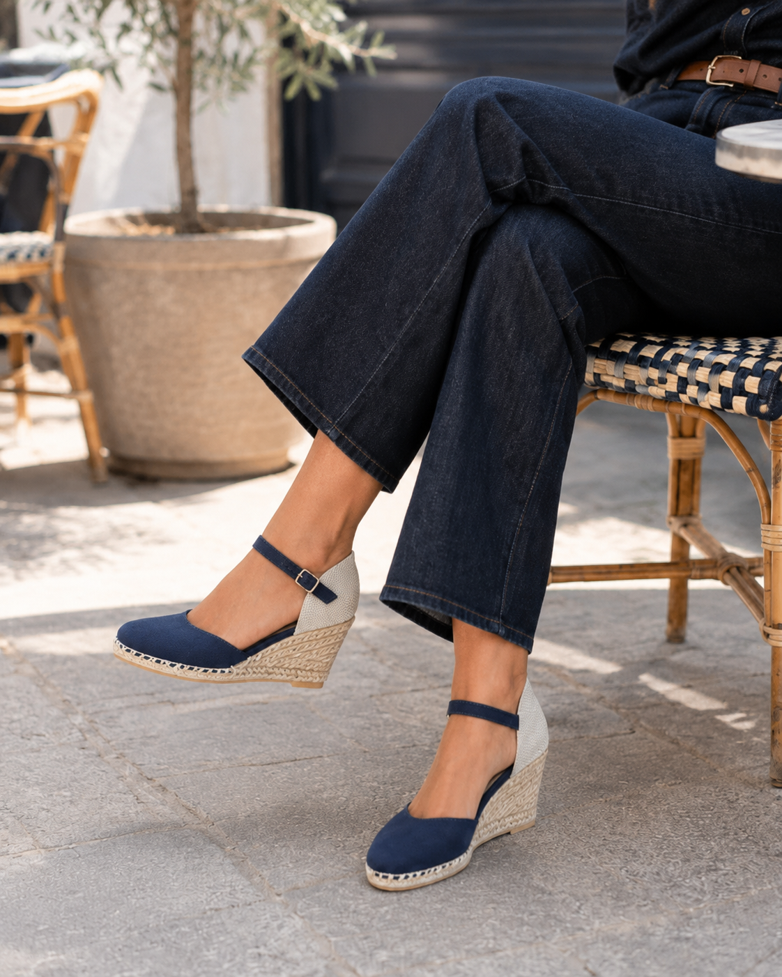Nadia Espadrille Wedge Sandals