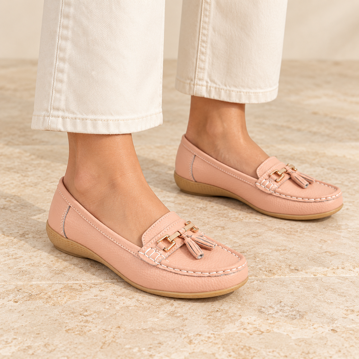 Nautical Leather Tassel Loafers