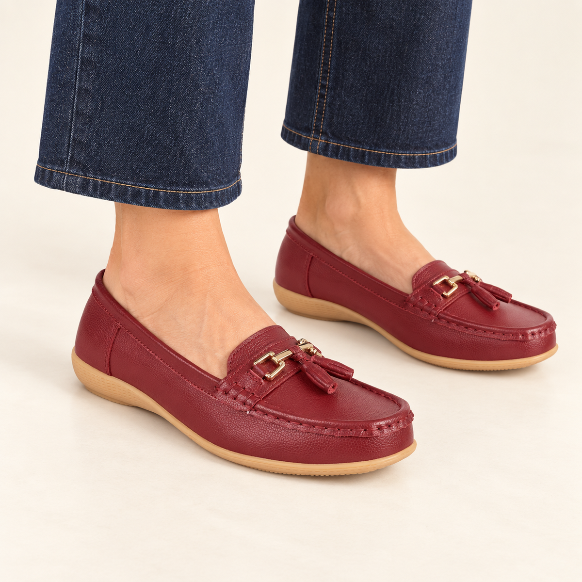 Nautical Leather Tassel Loafers