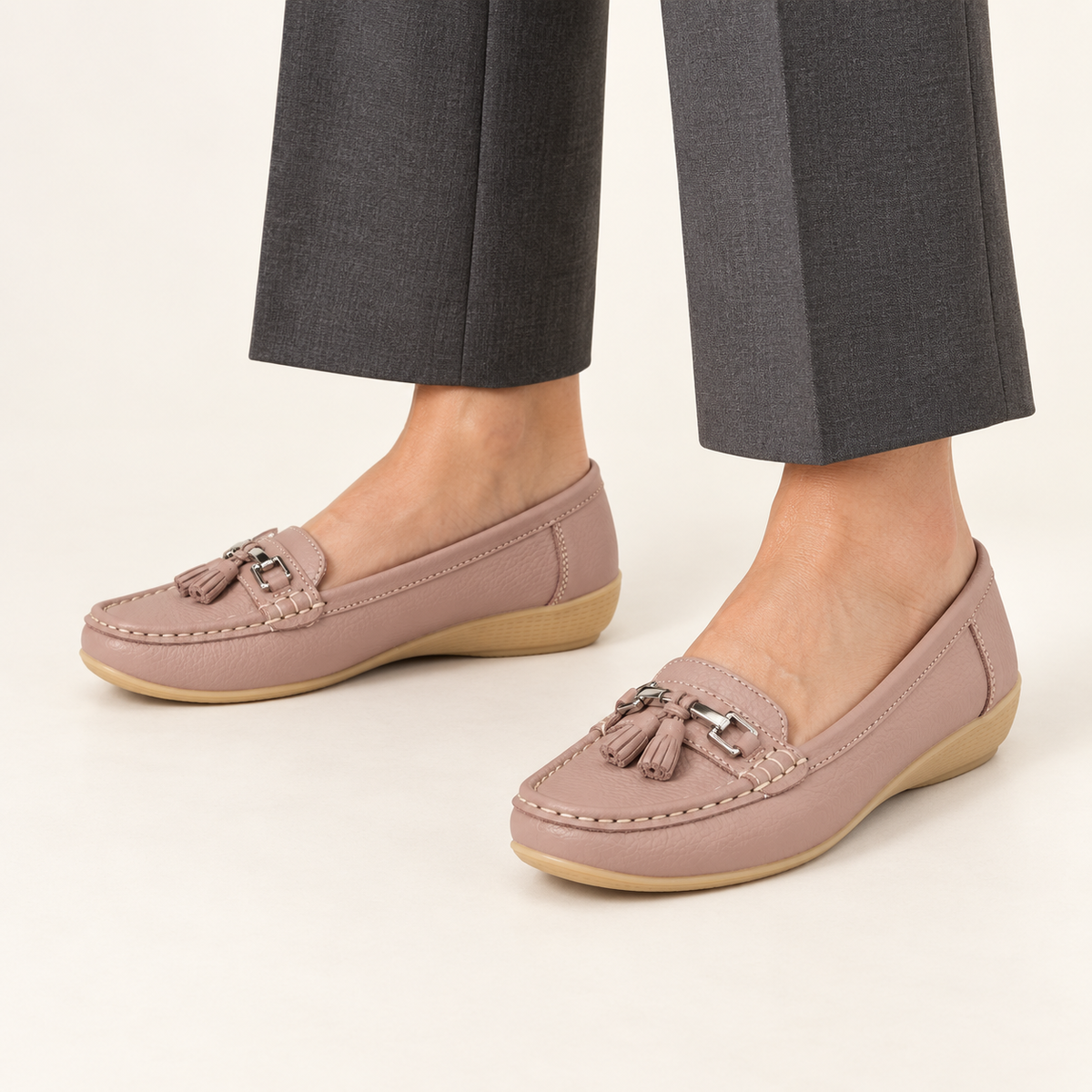 Nautical Leather Tassel Loafers