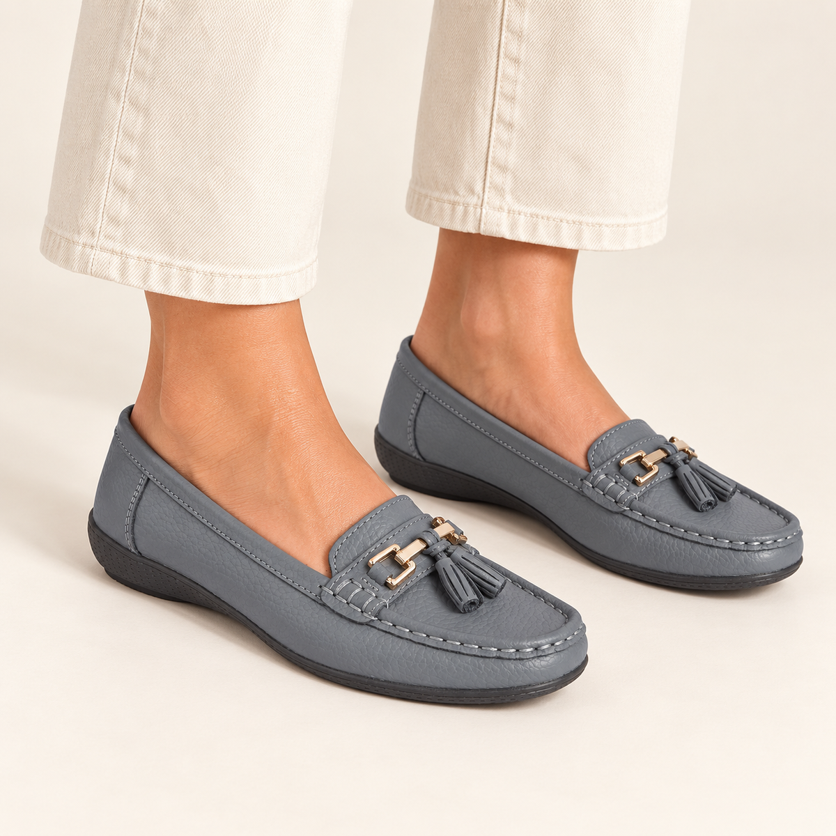 Nautical Leather Tassel Loafers