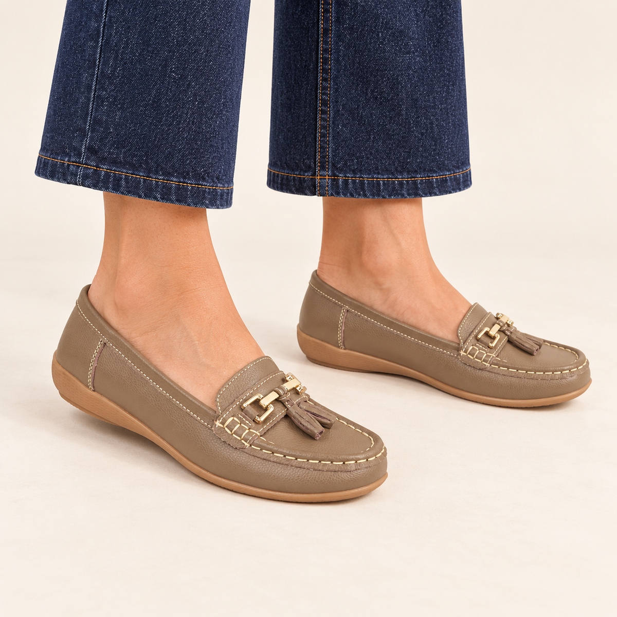 Nautical Leather Tassel Loafers