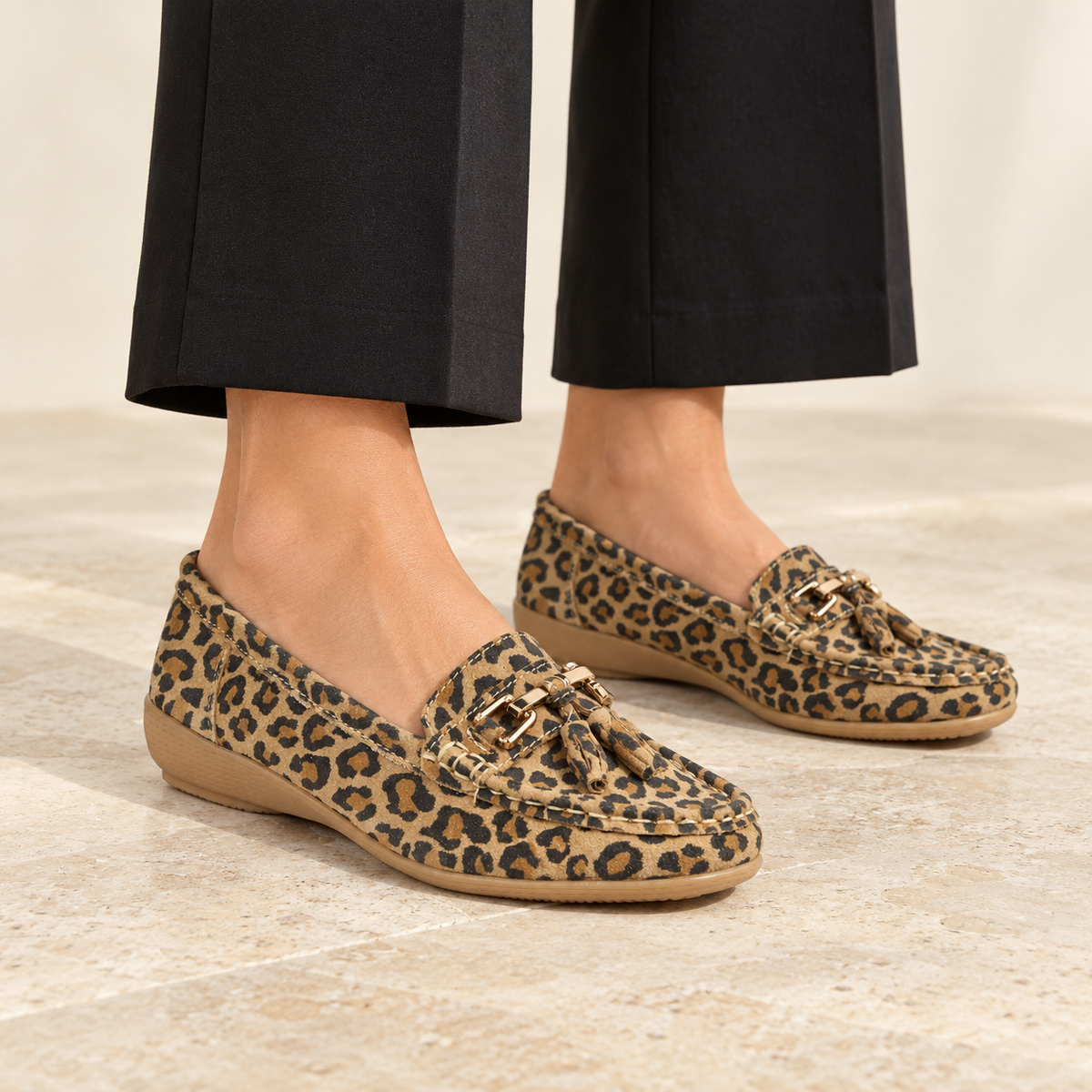 Nautical Leather Tassel Loafers