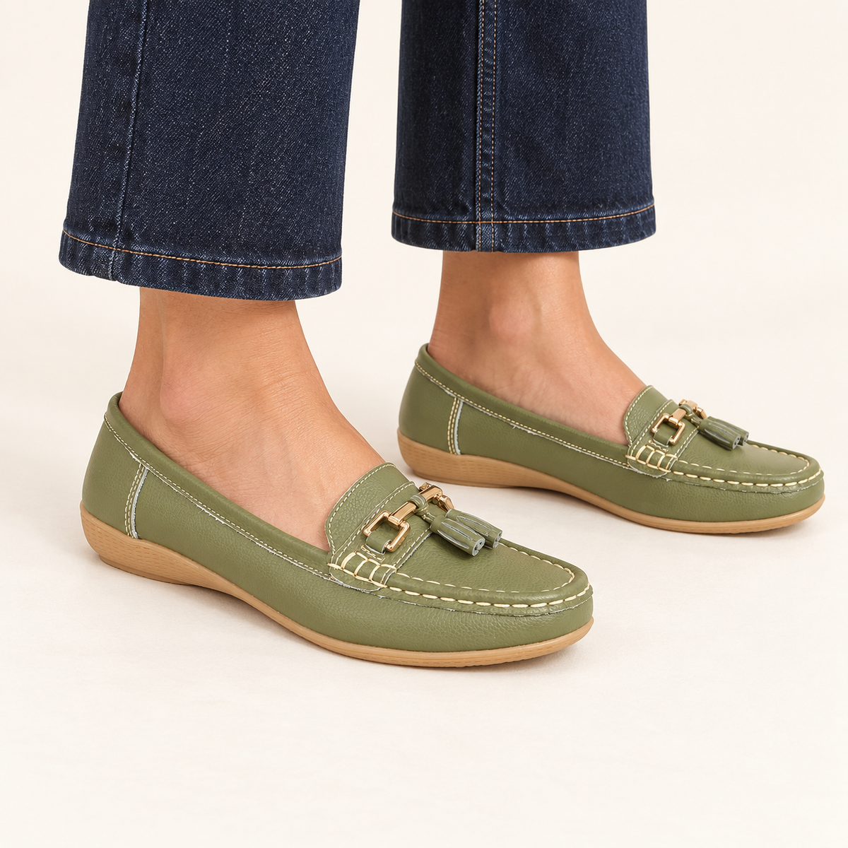 Nautical Leather Tassel Loafers