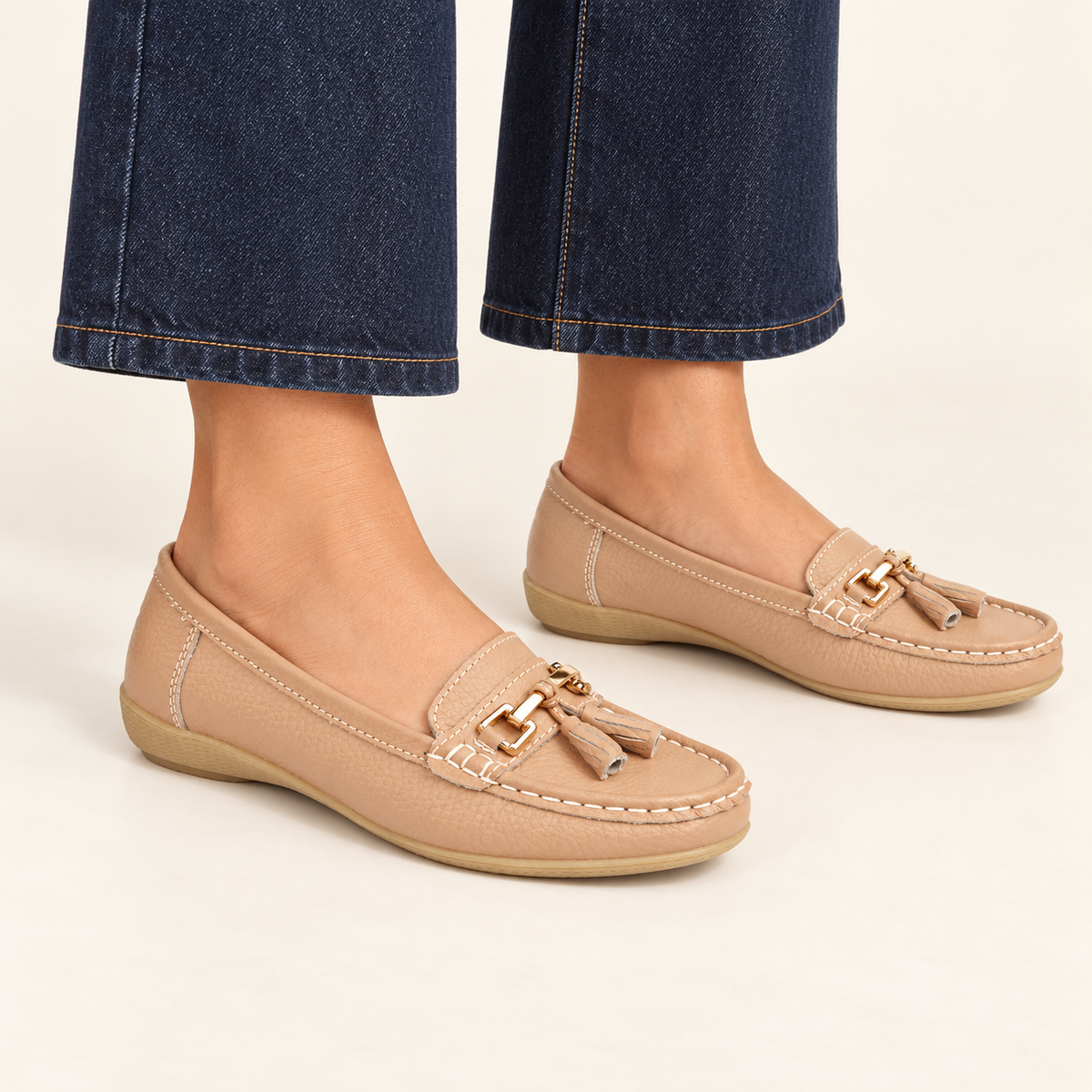 Nautical Leather Tassel Loafers