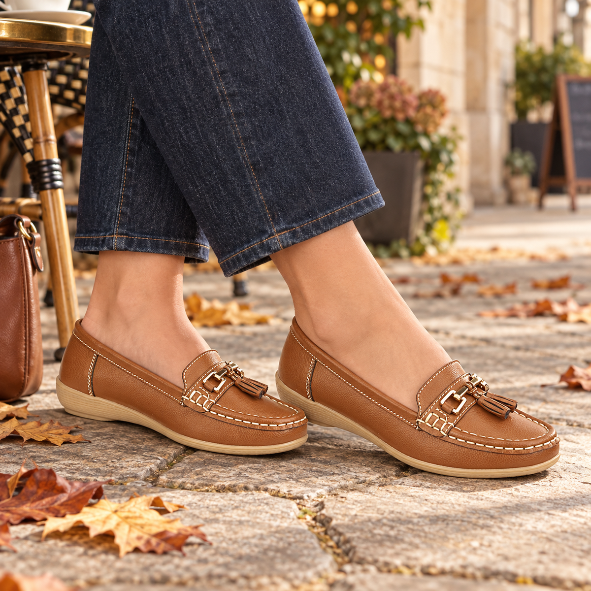 Nautical Leather Tassel Loafers