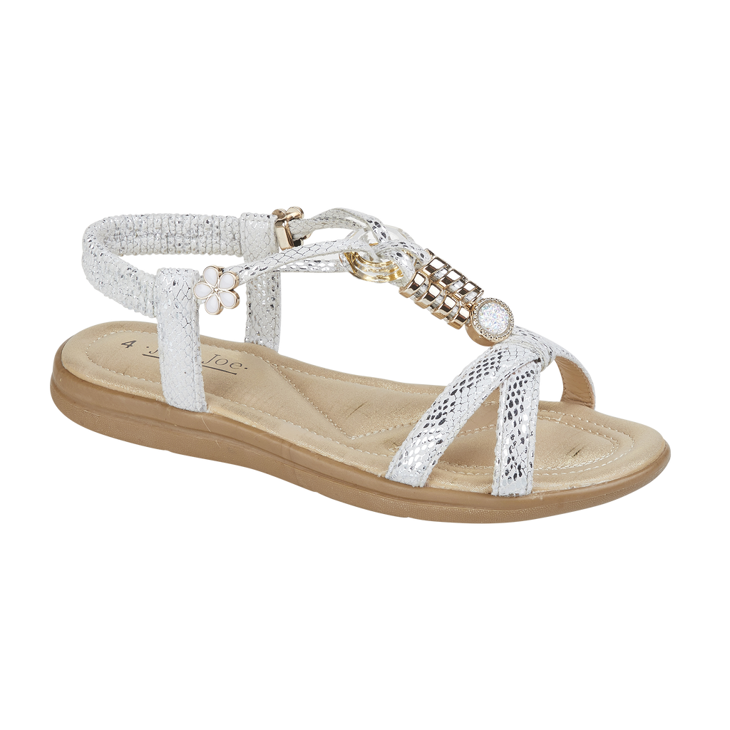 Ophelia Flat Elasticated Sandal