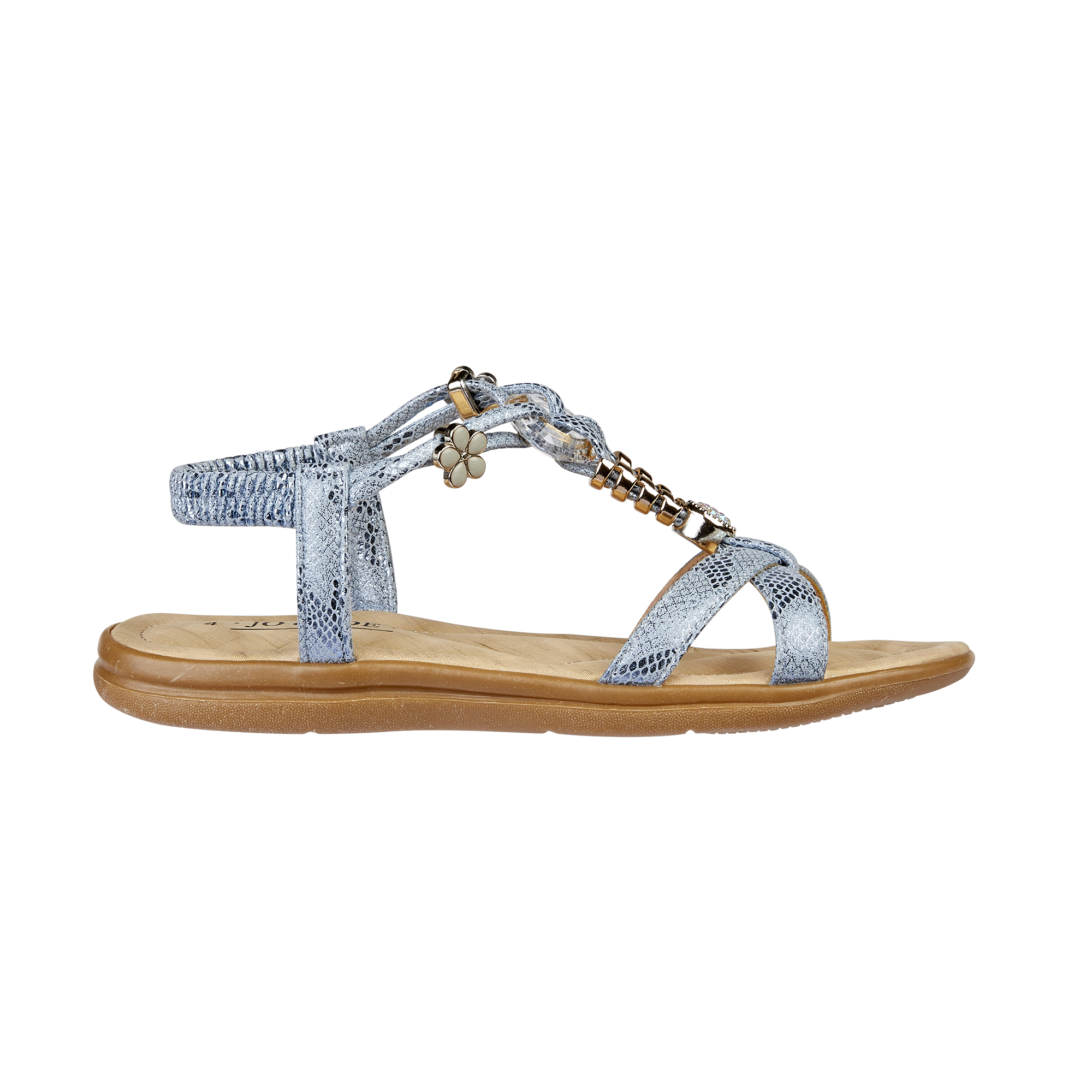 Ophelia Flat Elasticated Sandal